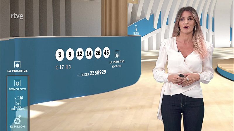 Sorteo de la BonoLoto, Primitiva y Lotera Nacional del jueves 30 de marzo