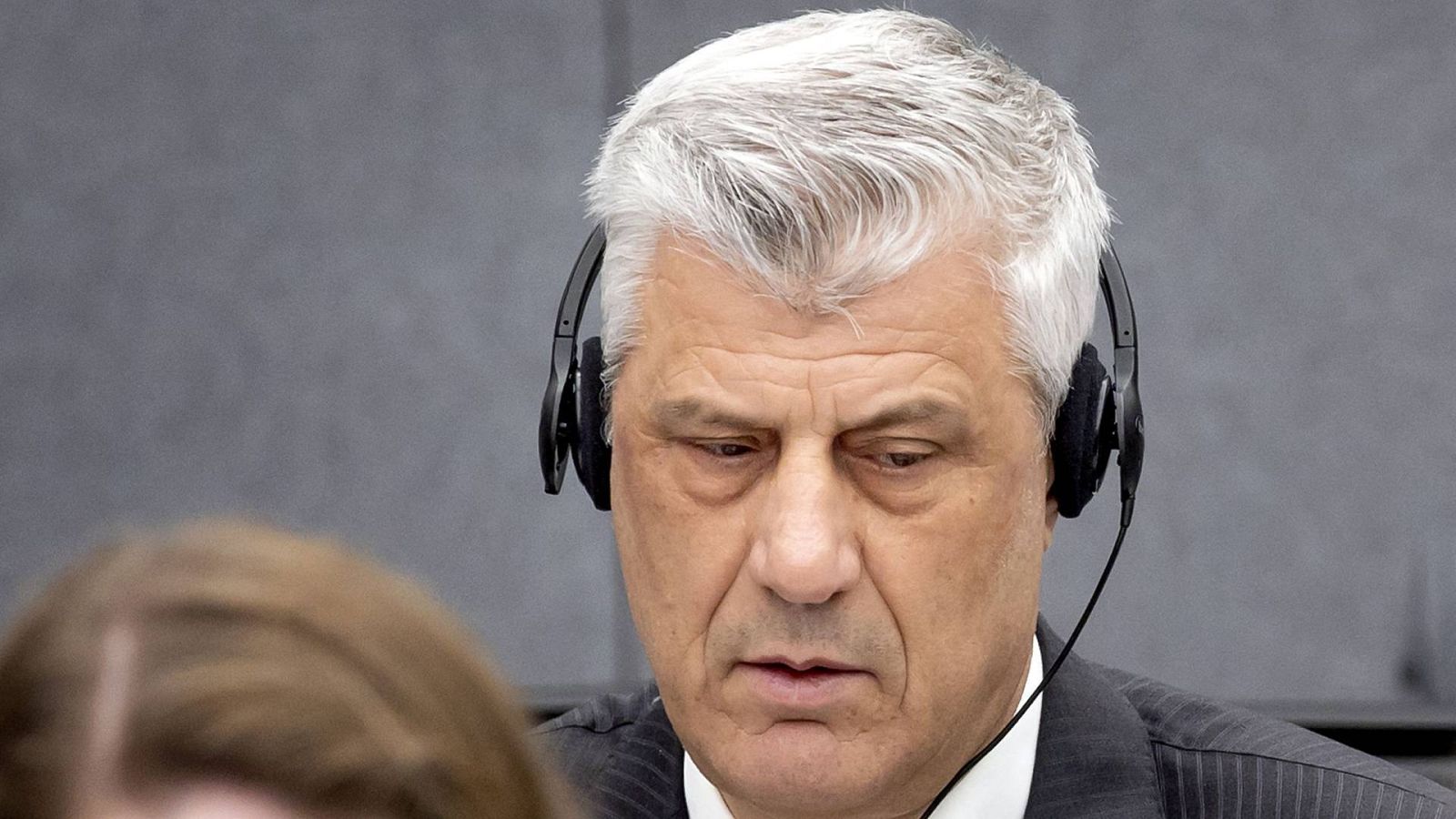 Hashim Thaci, el expresidente de Kosovo comparece en La Haya