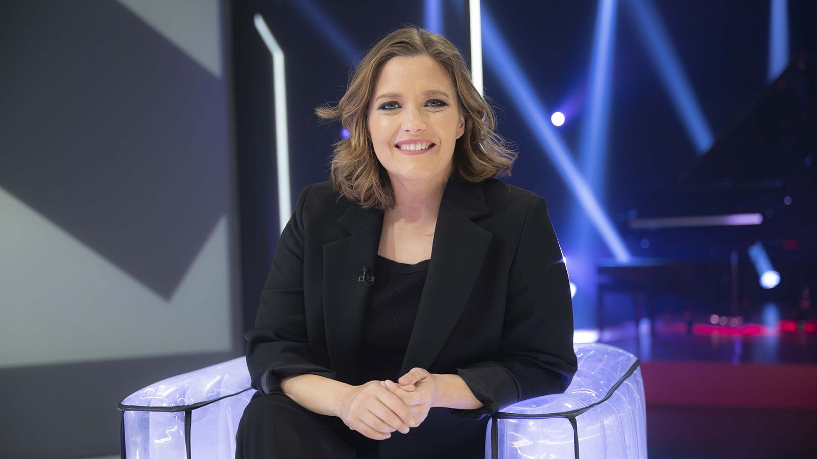 María Casado, en el plató