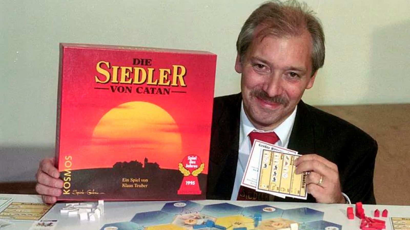 Klaus Teuber y su famoso juego | FOTO: AP News