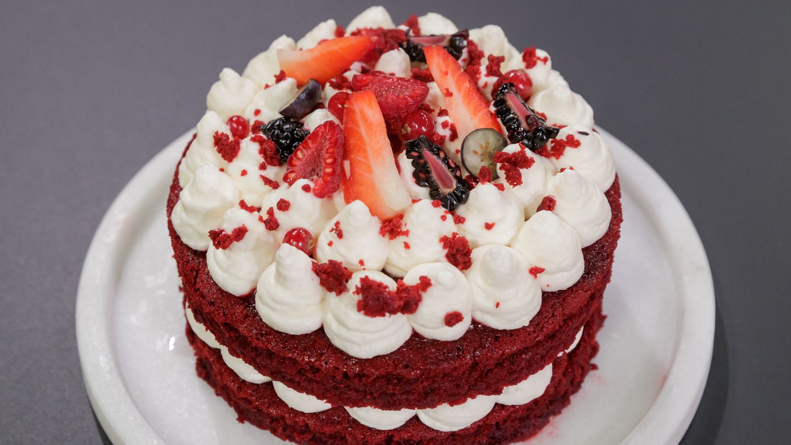 Receta de tarta red velvet de Ana de MasterChef 11