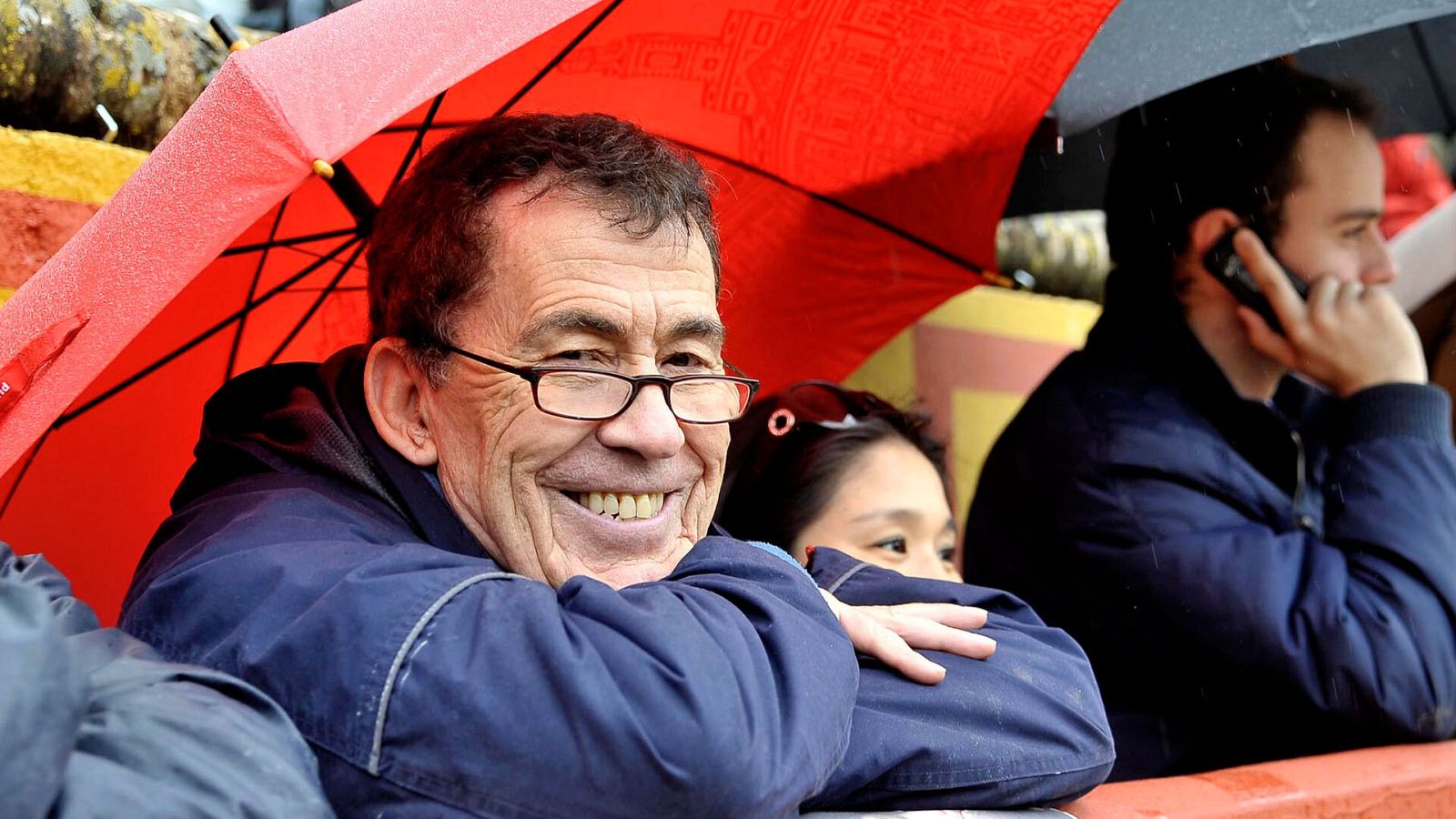 Fernando Sánchez Dragó en una corrida de toros