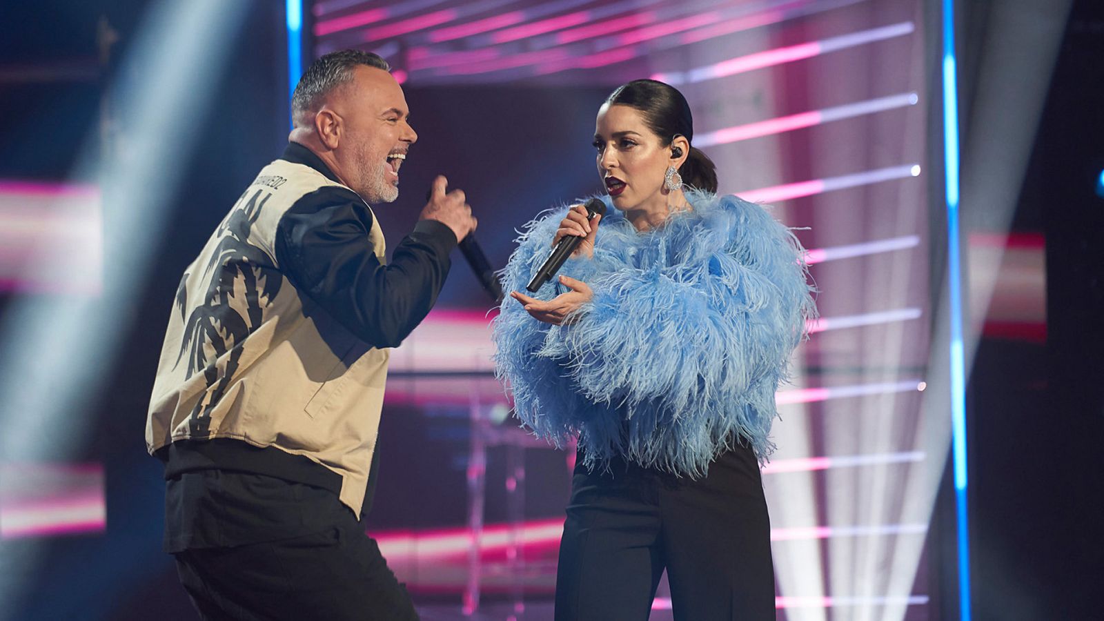 Juan Magán y Ruth Lorenzo en 'Cover night'