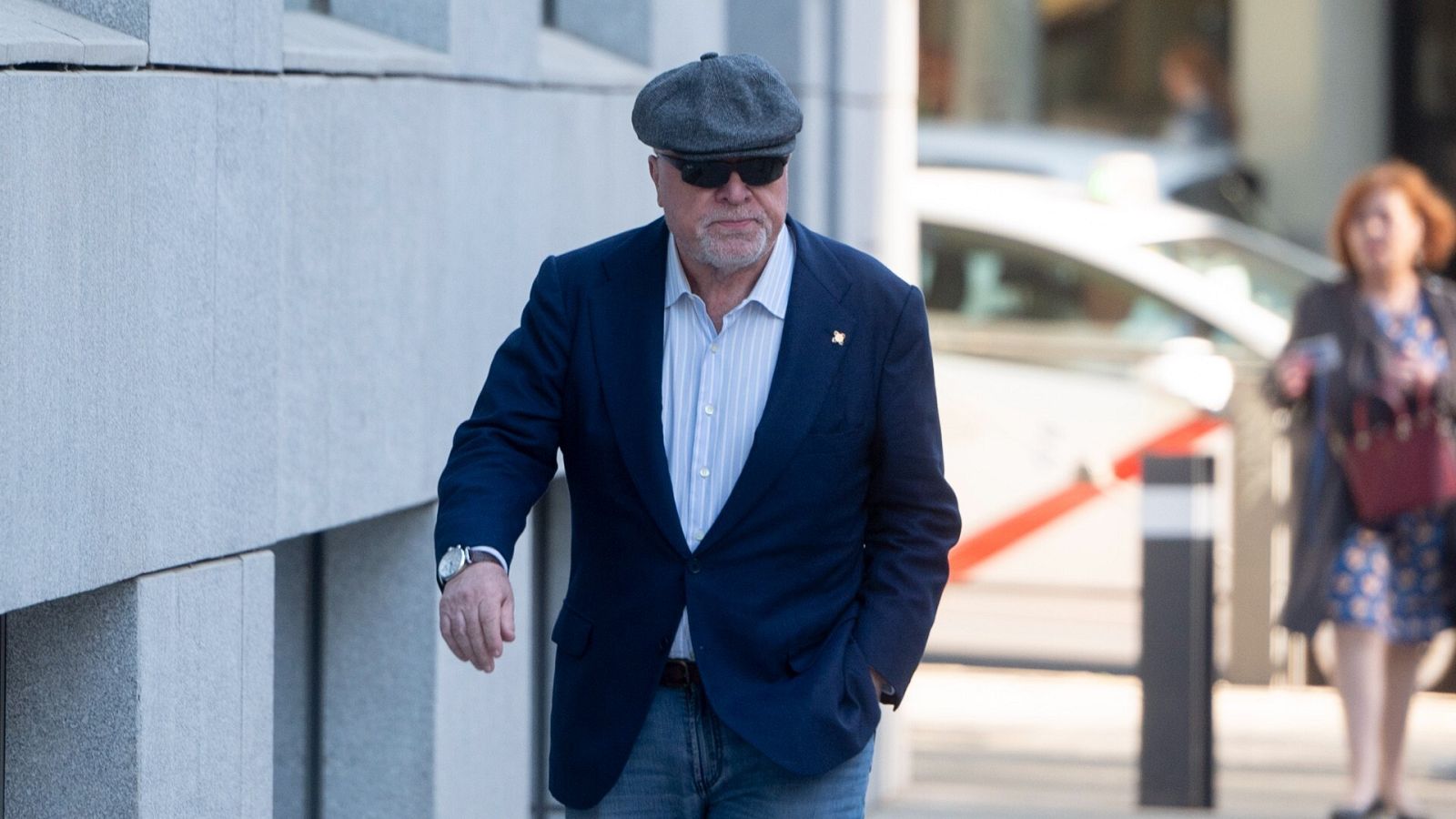 El excomisario José Manuel Villarejo, a su llegada a la Audiencia Nacional