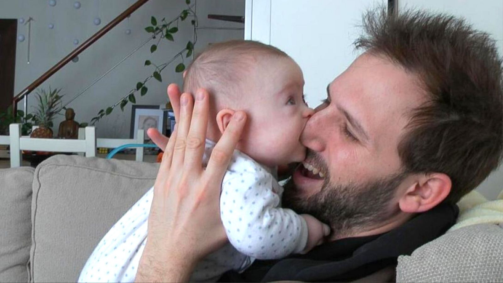 Bernardo Moll y su hijo Jan en 2006