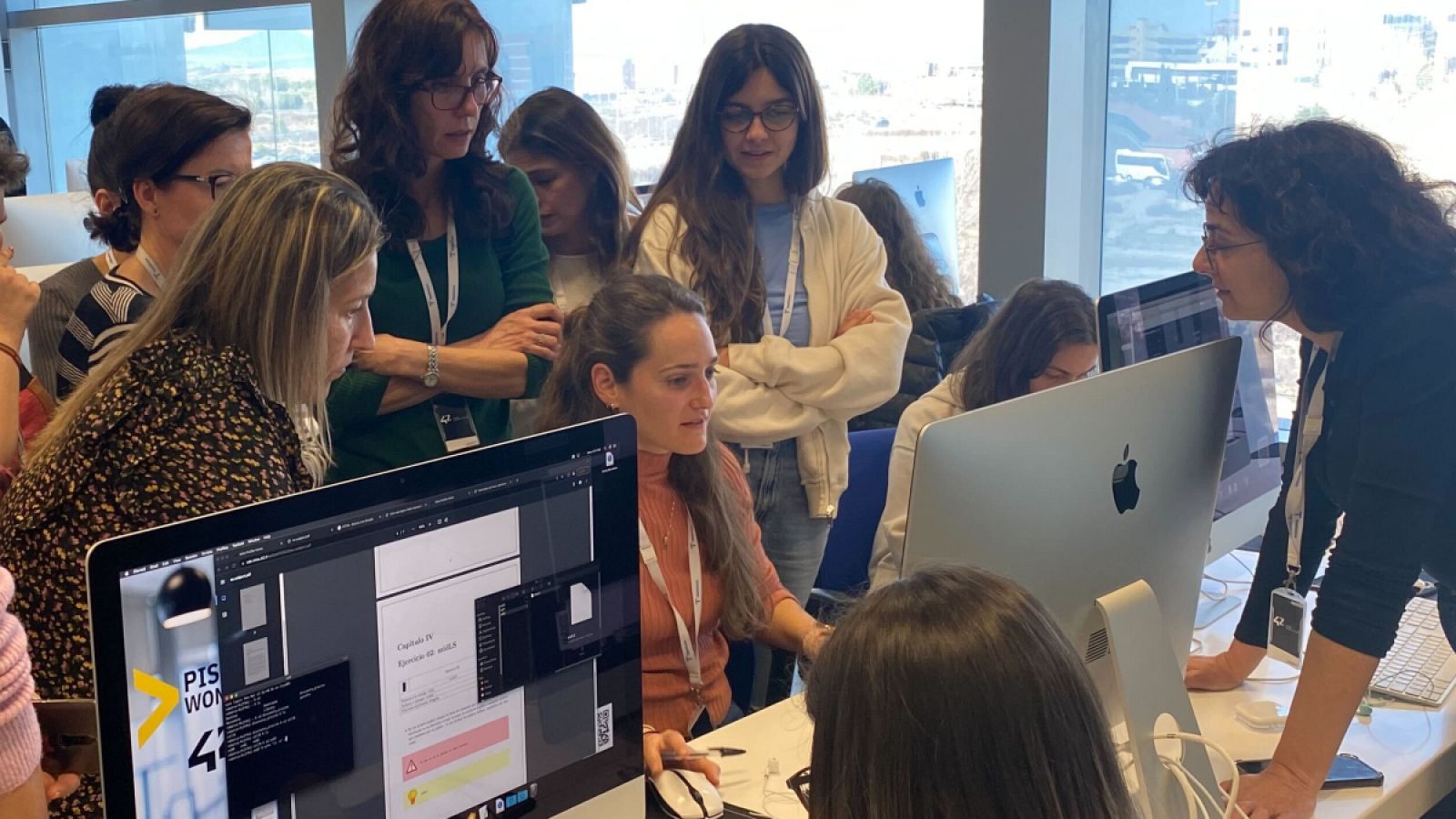 Un grupo de estudiantes de 42 Madrid