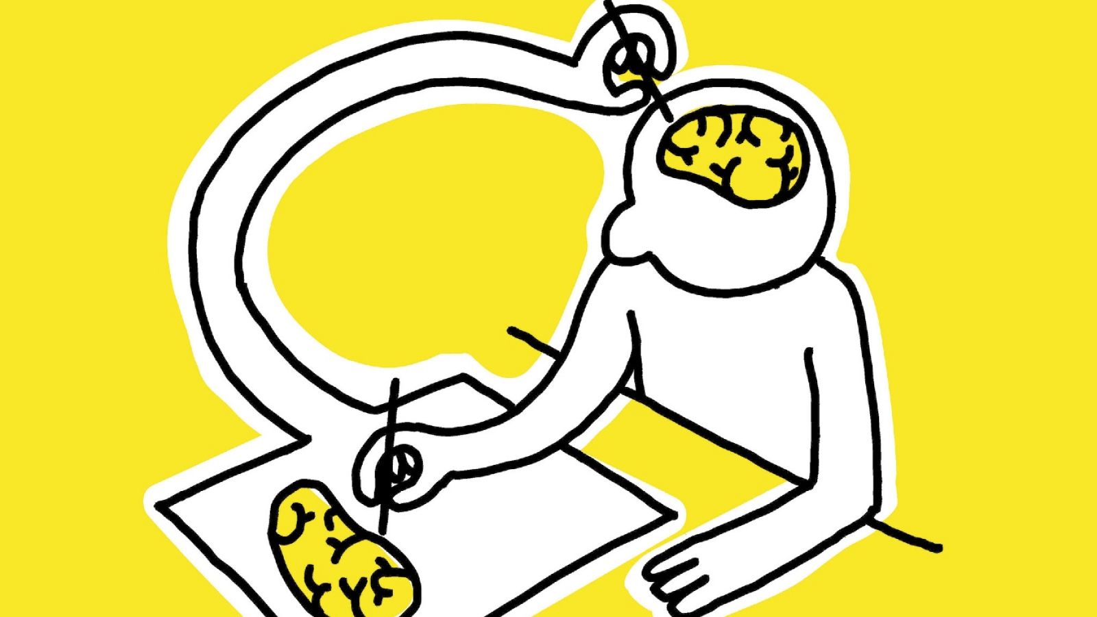 Detalle de la portada de 'Dibujo, luego pienso'