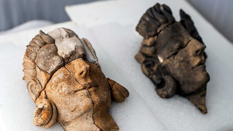 Encuentran�en un yacimiento de Badajoz las primeras representaciones humanas de Tartessos