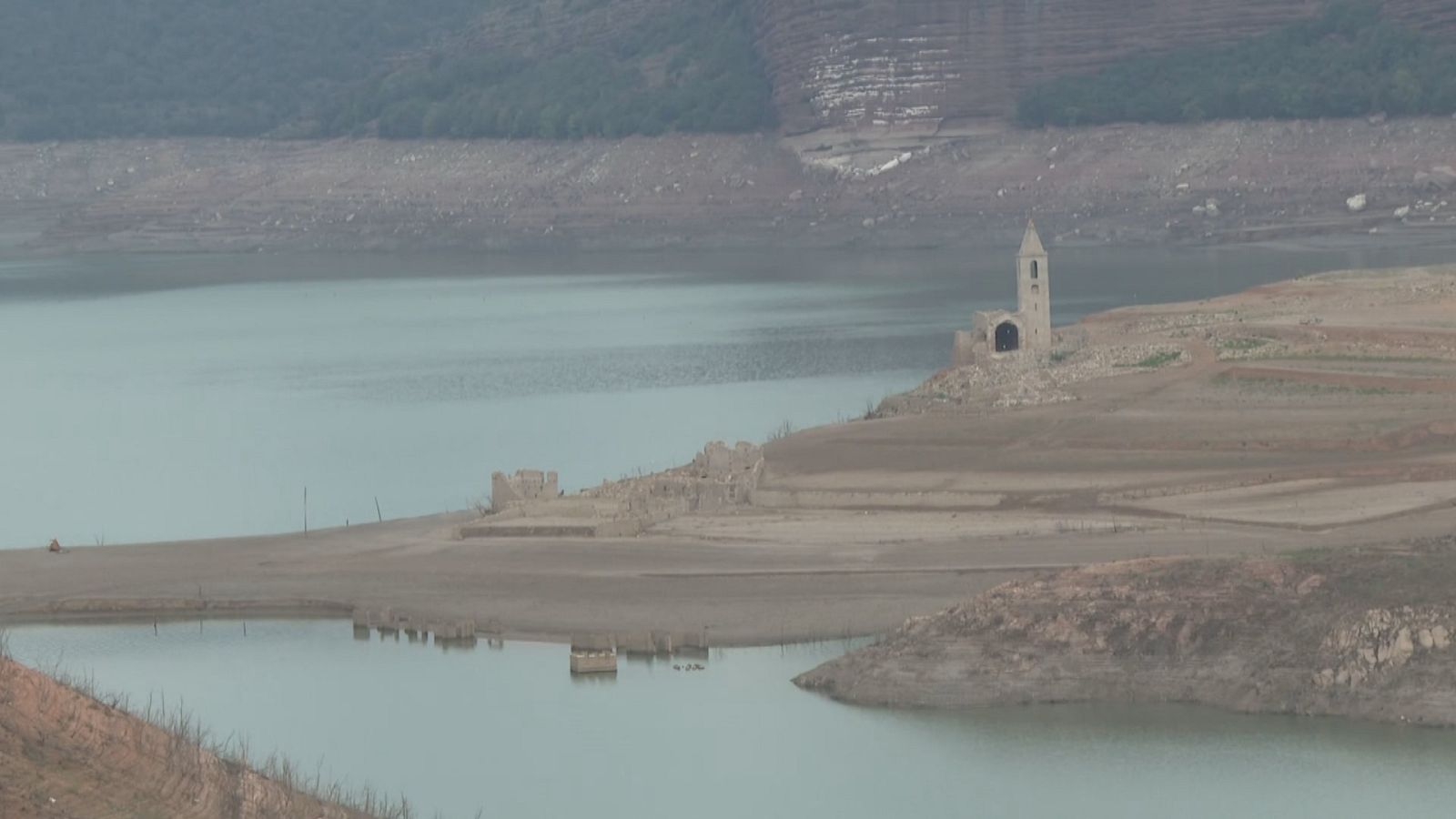 L'ACA ha retirat els peixos del pantà de Sau
