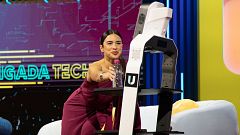 Blanca Paloma conoce a Humi, el robot pichón número 1 en 'Brigada Tech'