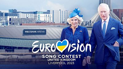 El rey Carlos III enciende las luces de la sede de Eurovisin 2023. As ha sido el momento especial!