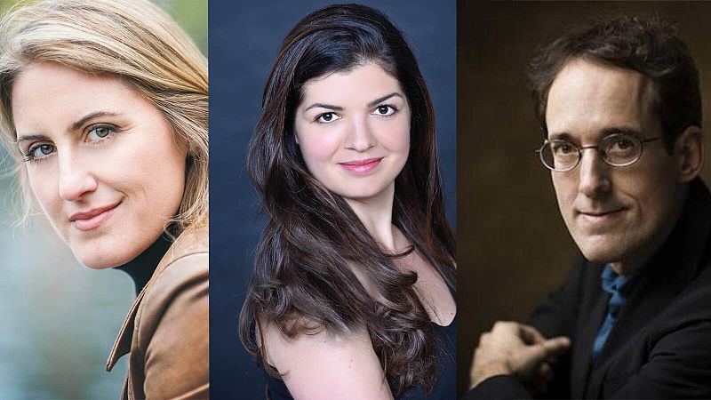 Pablo Gonz�lez junto a la Orquesta y Coro RTVE