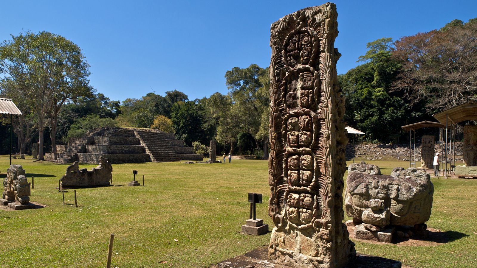 Sitio arqueológico maya de Copán, en Honduras.