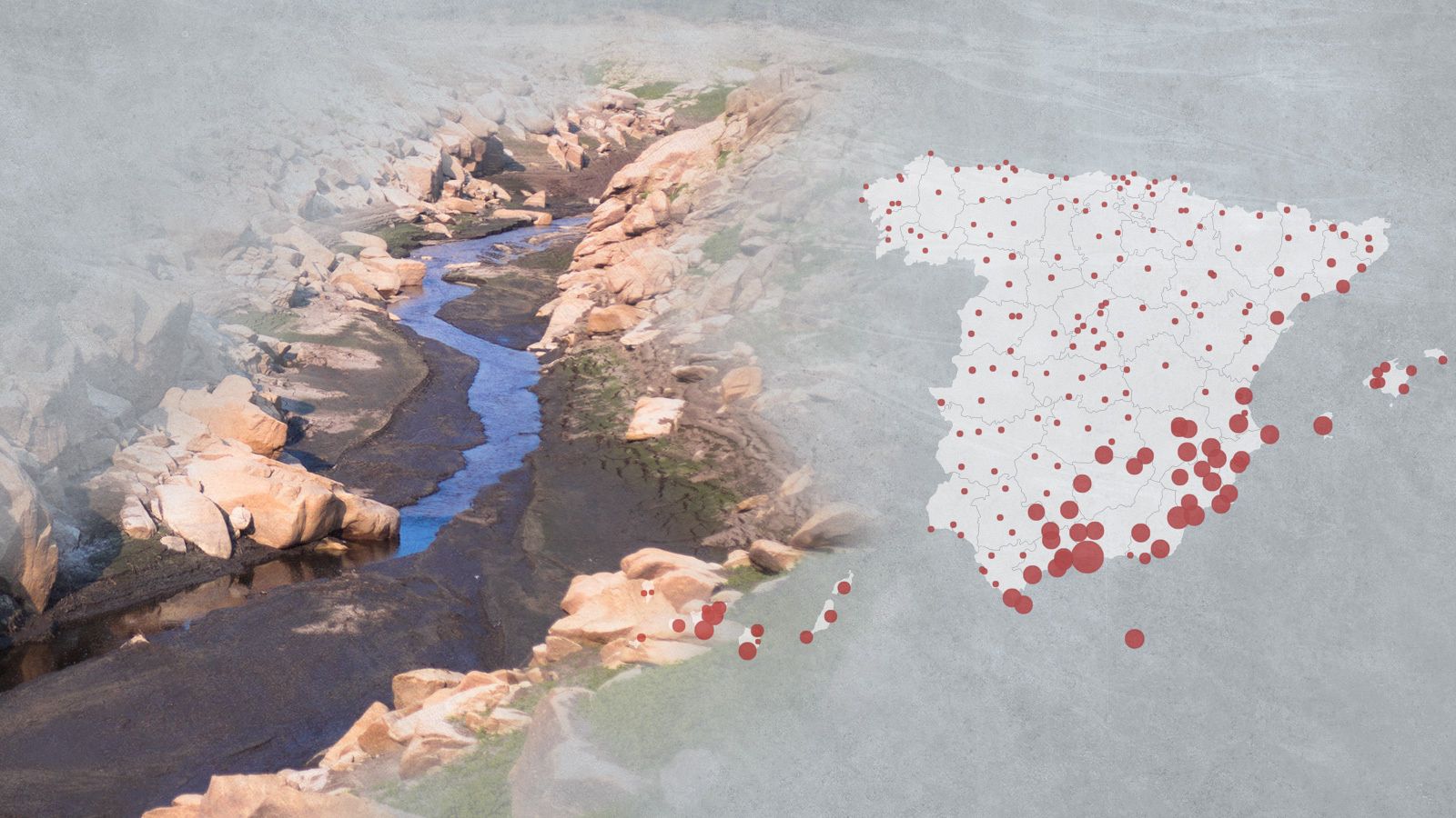 Mapa sin lluvias: ¿cuánto hace que no llueve en tu zona?