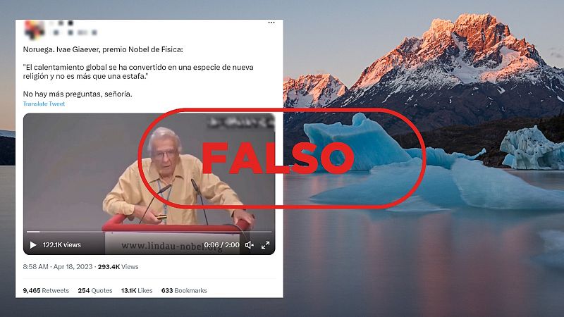 Este vdeo no demuestra que el calentamiento global es una estafa: utiliza afirmaciones falsas