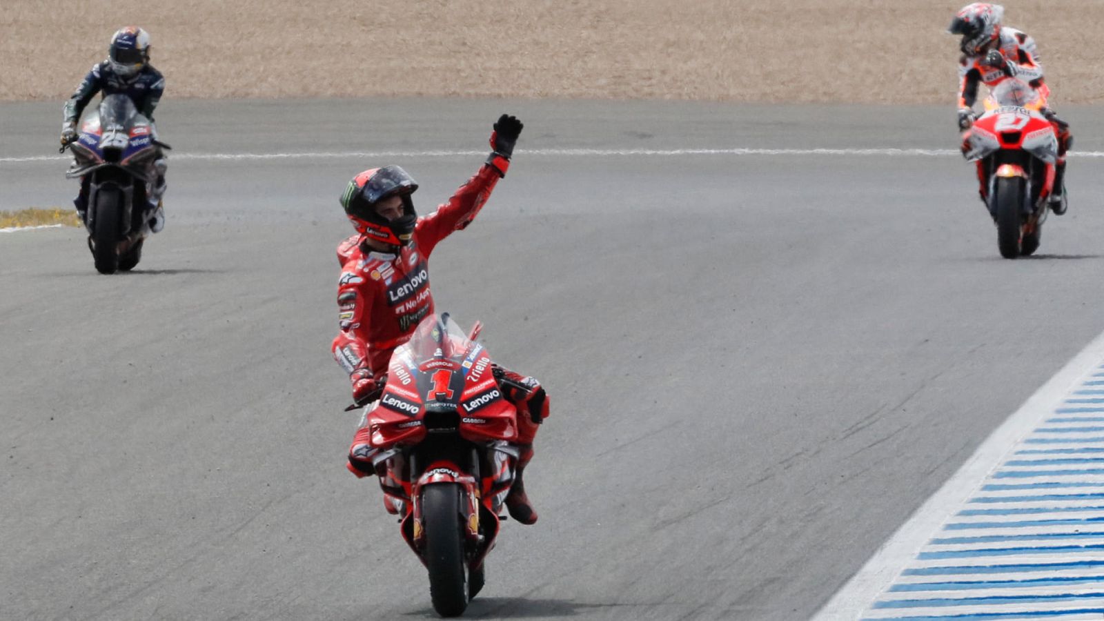 Pecco Bagnaia gana Gran Premio de España de MotoGP