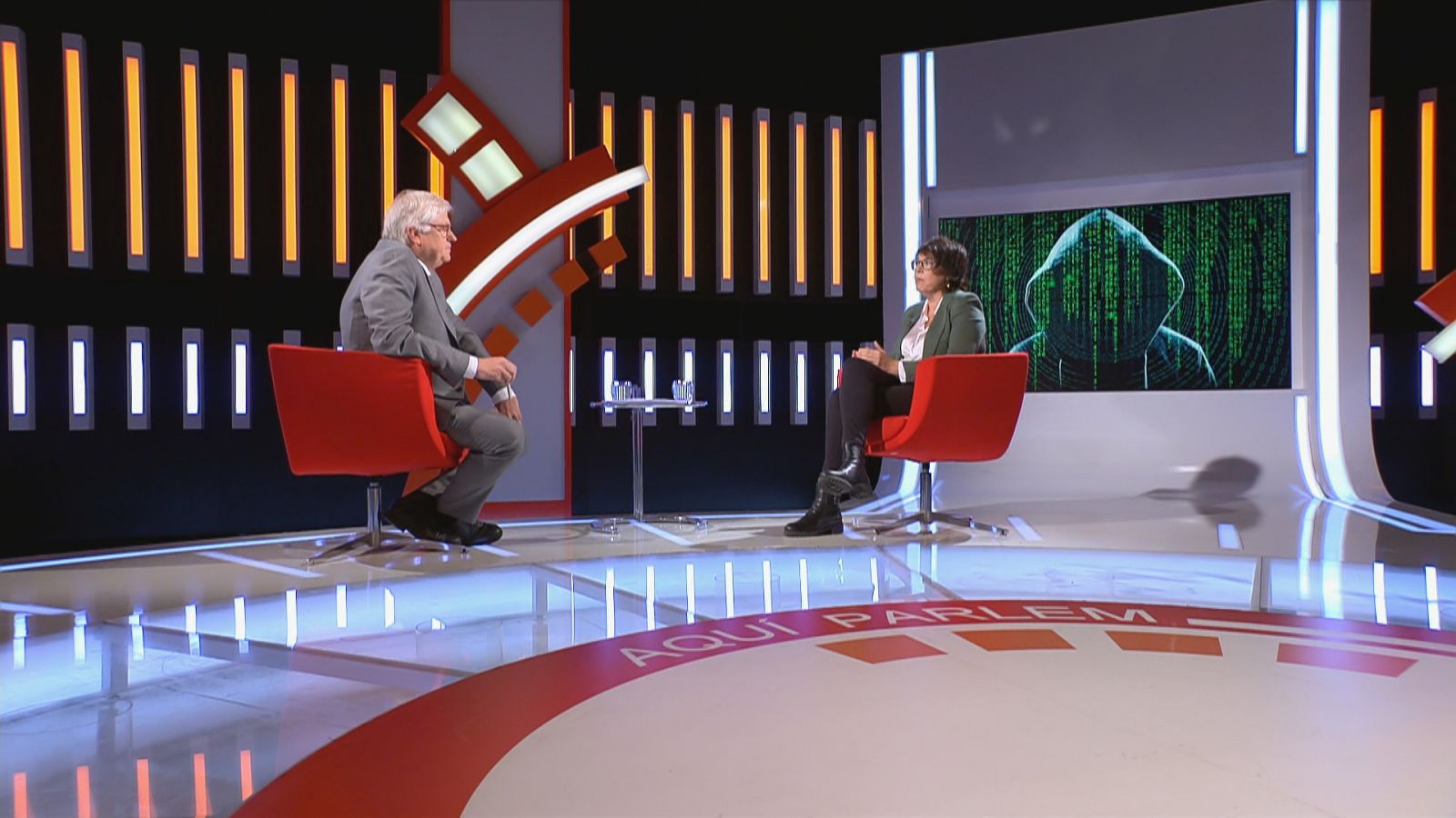 Lluís Falgàs entrevista Diana Riba a 'Aquí parlem'