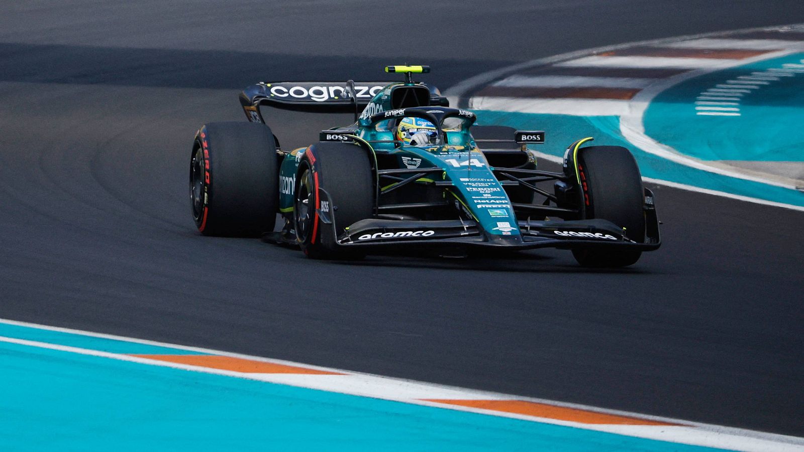 Fernando Alonso, 2º en la Q3 del GP de Miami