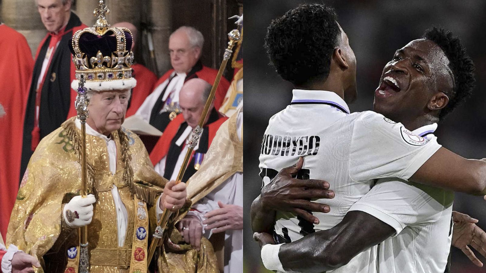Imágenes de la coronación de Carlos III y de la final de la Copa del Rey