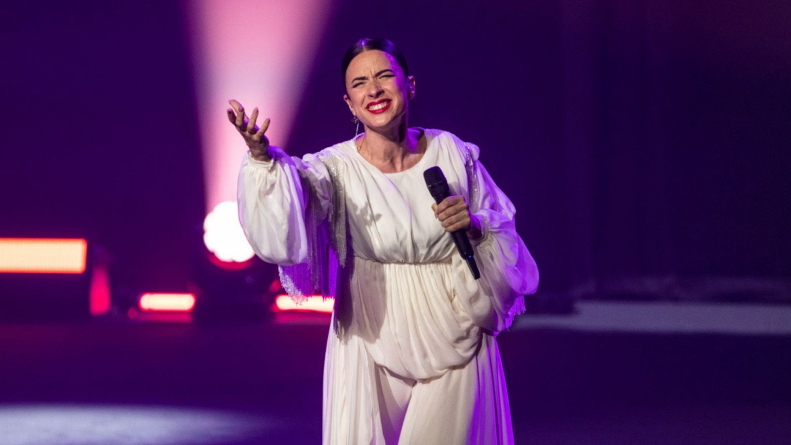 Imagen de archivo de Blanca Paloma durante una actuación