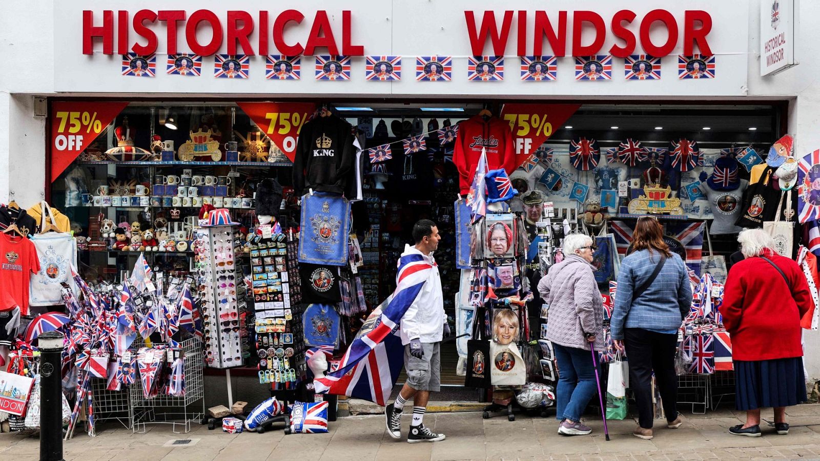 Recuerdos turísticos monarquía británica