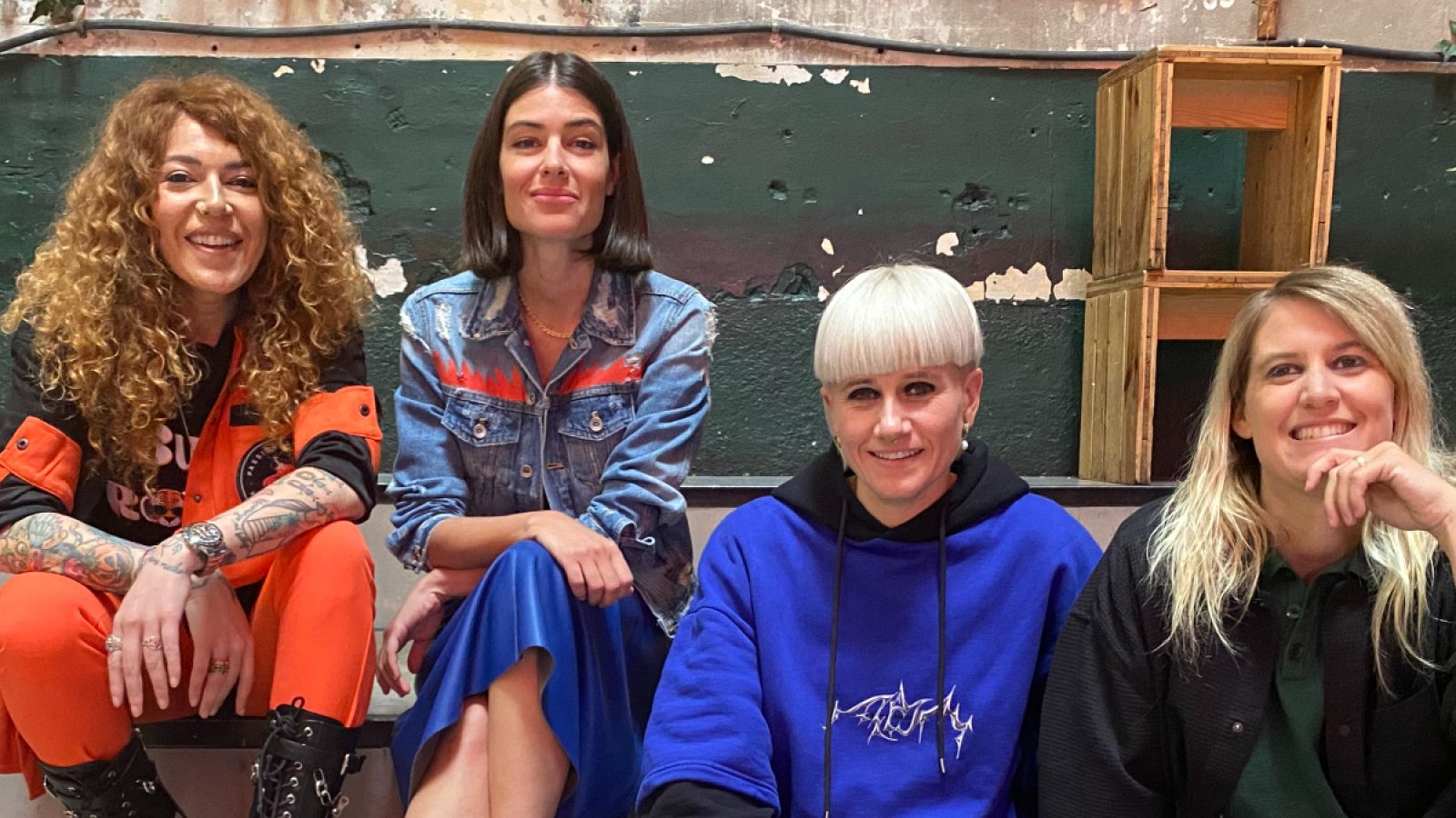 Sofía Cristo, Argia, Cora Novoa y Rocío Saiz