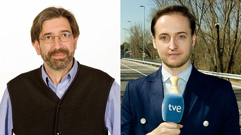Los profesionales de RTVE Jos� Mar�a Forte y Alejandro Riego, Antenas de Plata 2023