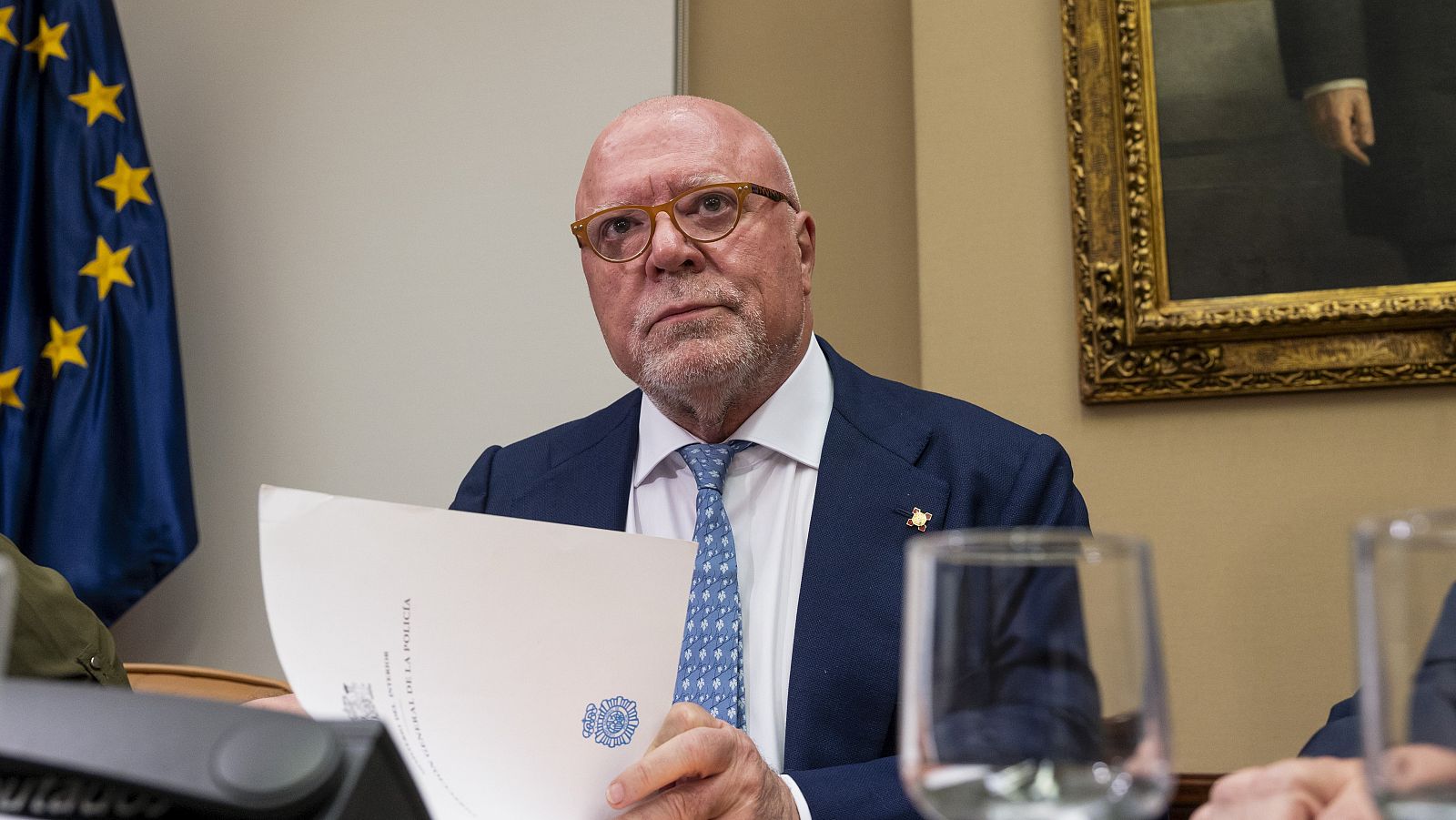 Villarejo en el Congreso de los Diputados