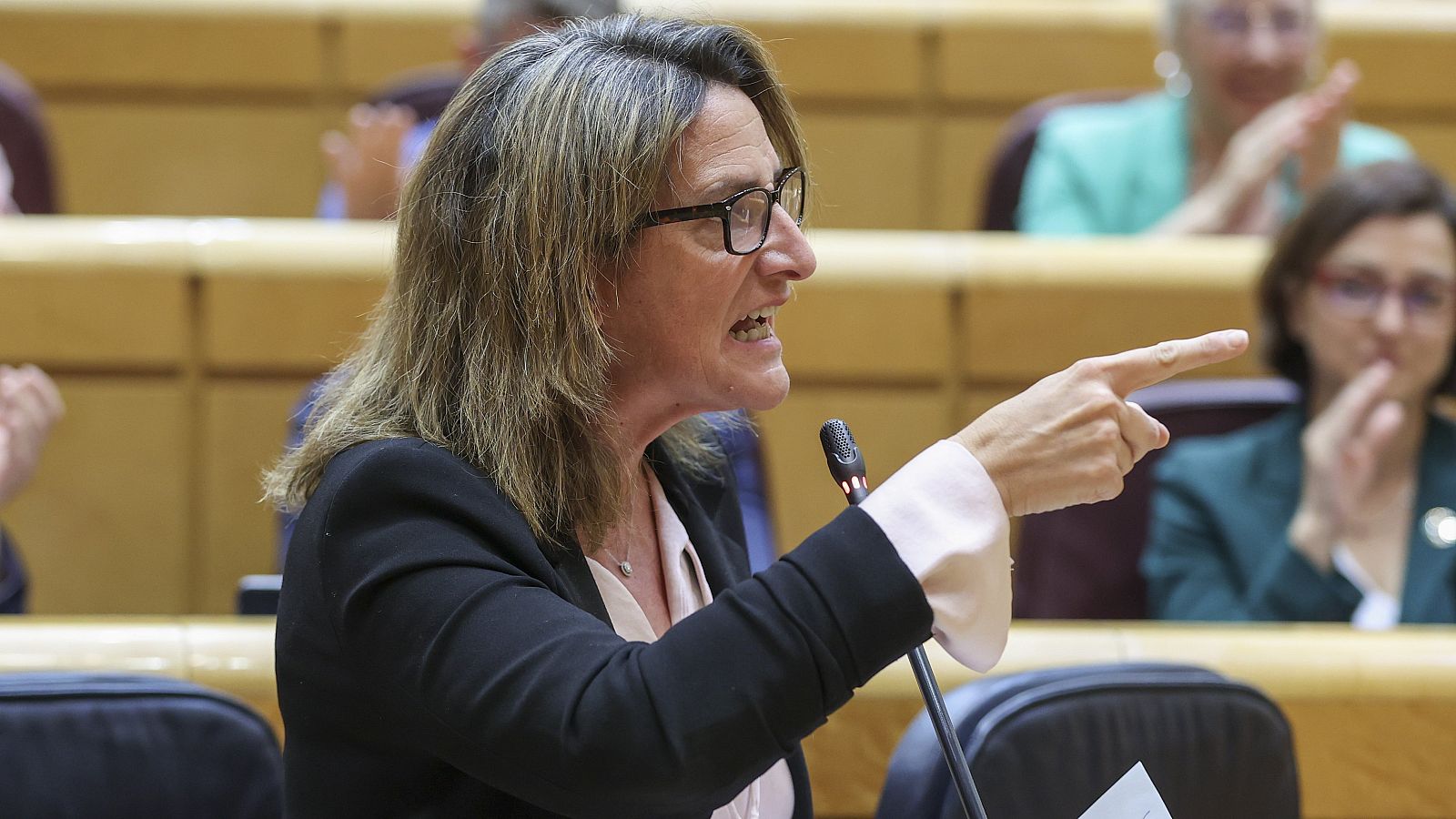 La vicepresidenta tercera del Gobierno y ministra para la Transición Ecológica y Reto Demográfico, Teresa Ribera