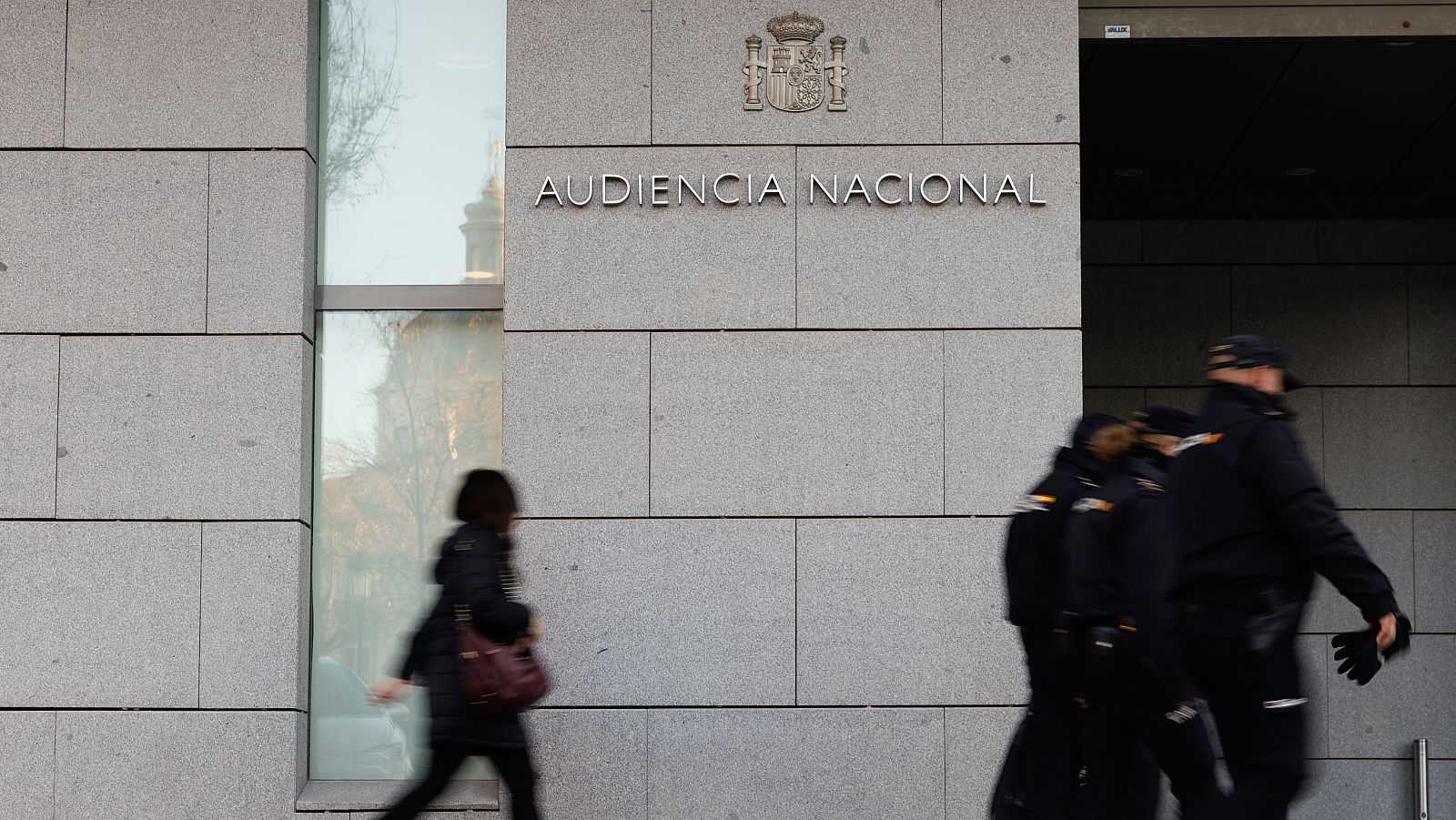 Imagen de archivo de la fachada de la Audiencia Nacional