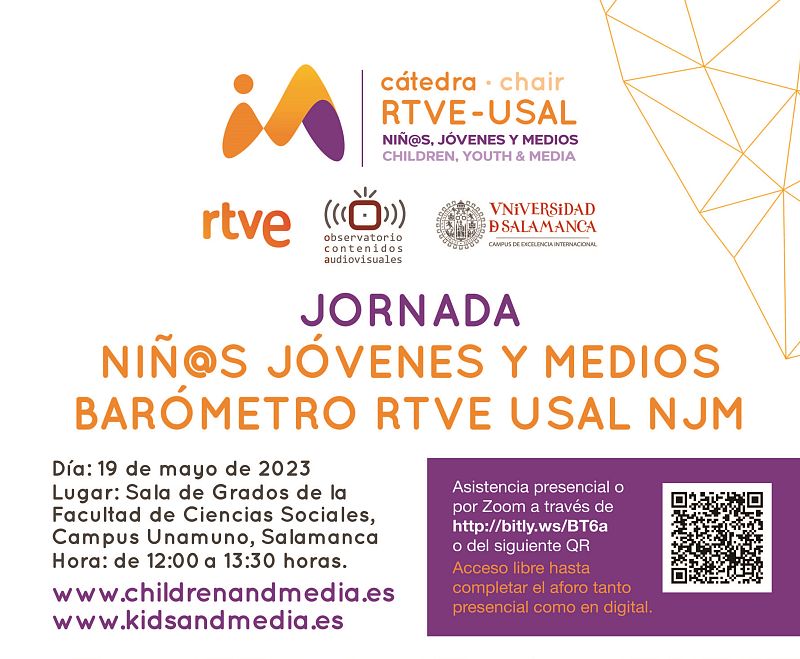 Jornada Niñ@as, jóvenes y medios. Barómetro RTVE USAL NJM.