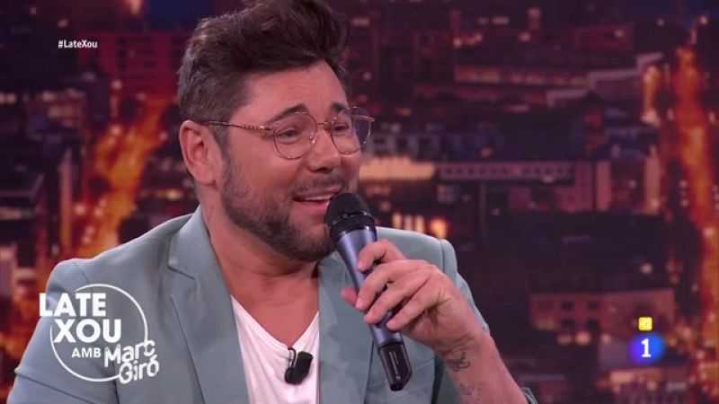 Miguel Poveda a Marc Gir�: "Abans de sortir a cantar, estic acollonit"