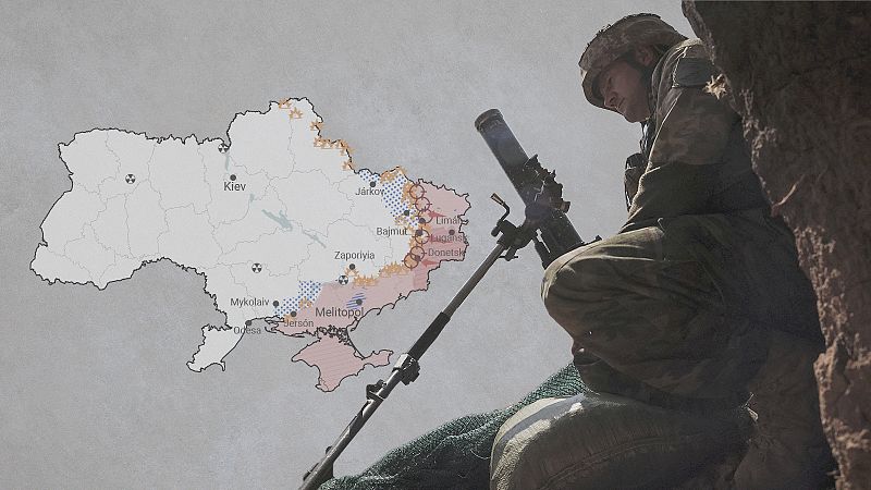 Los mapas de la semana 65� de la guerra en Ucrania