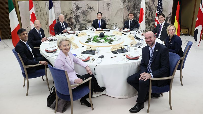El G7 anuncia nuevas sanciones a Rusia por la guerra y reafirma su ayuda a Kiev "el tiempo necesario"