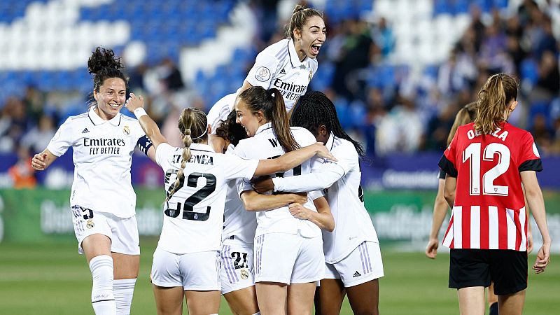 El Real Madrid jugará su primera final tras golear al Athletic en la Copa de la Reina