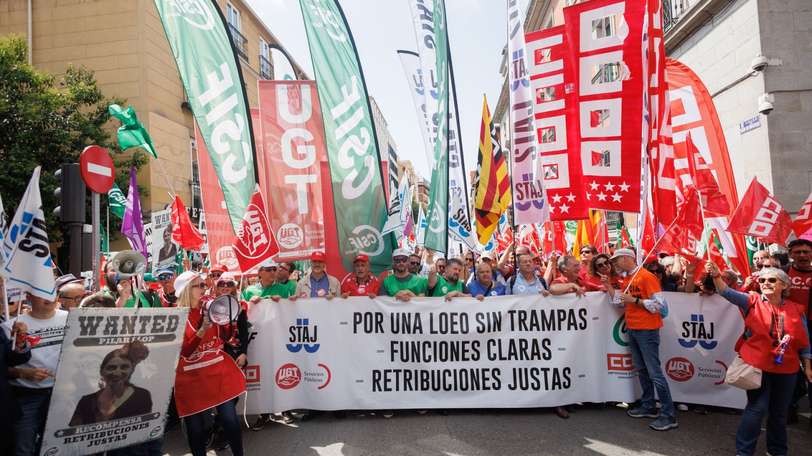 Funcionarios de Justicia consideran "inaudito" que "un Gobierno que se dice democrático" no escuche su "grito unánime"