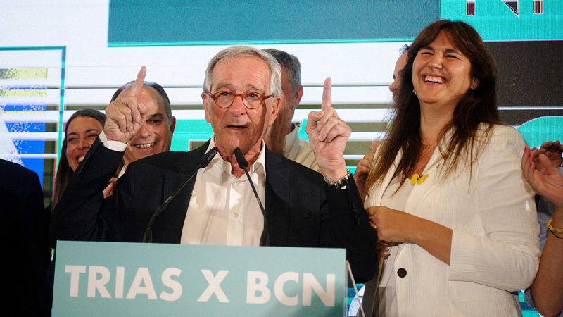 Trias gana las elecciones en Barcelona por delante de Collboni y Colau, pero los pactos decidir�n la Alcald�a