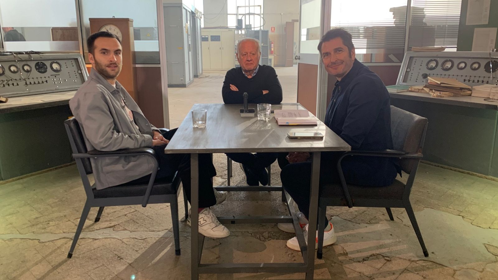 Ricardo Gómez, Juan Echanove y Carlos del Amor