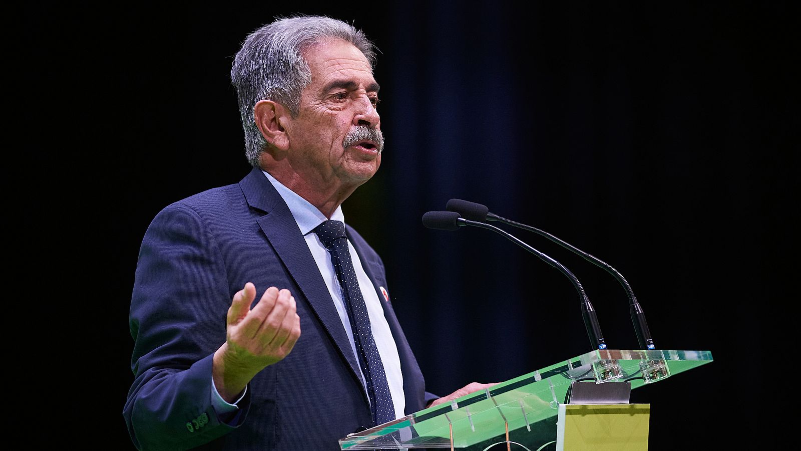 Miguel Ãngel Revilla participa en el mitin central de campaña