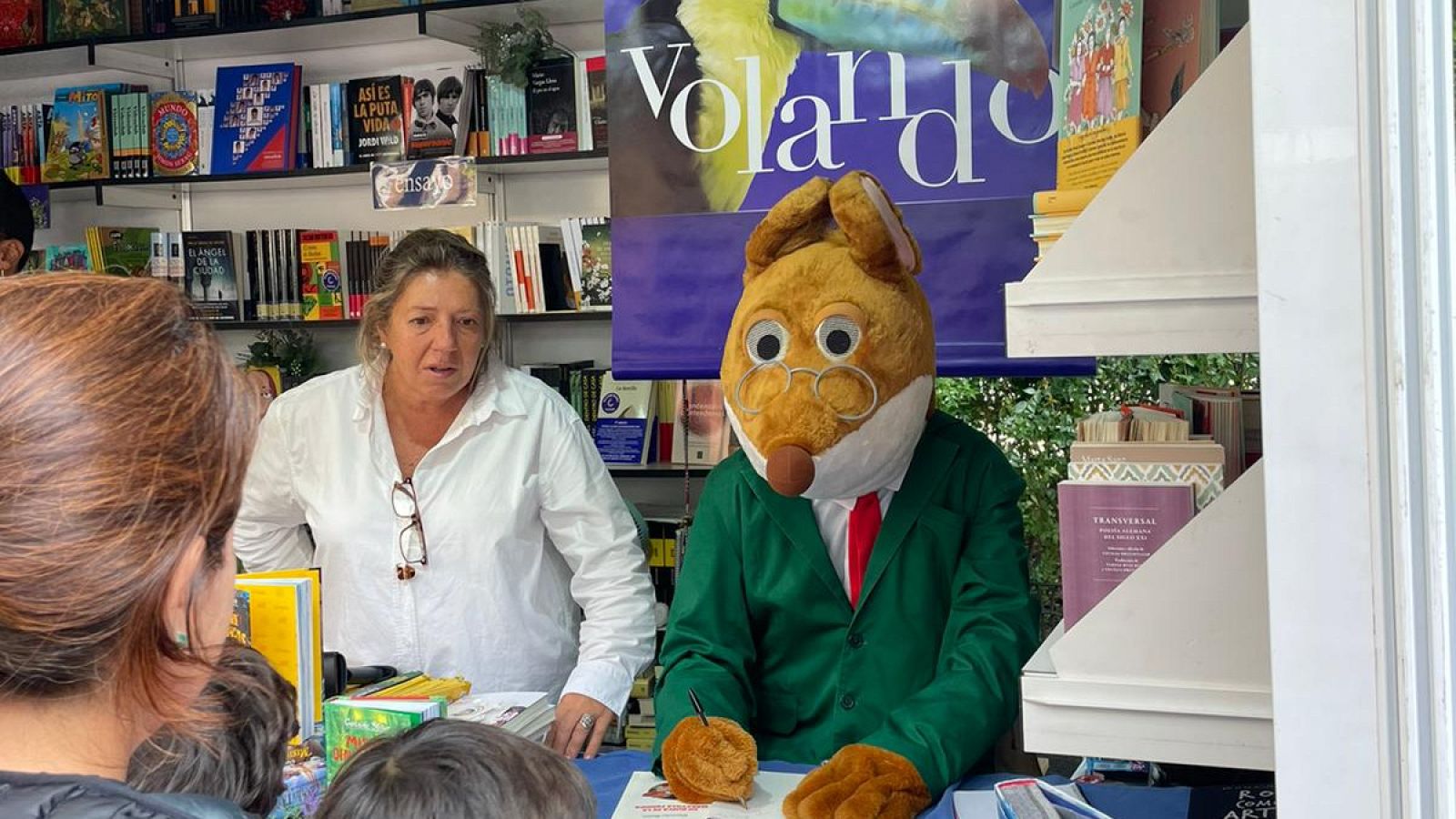 Imagen de Geronimo Stilton en la Feria del Libro de Madrid