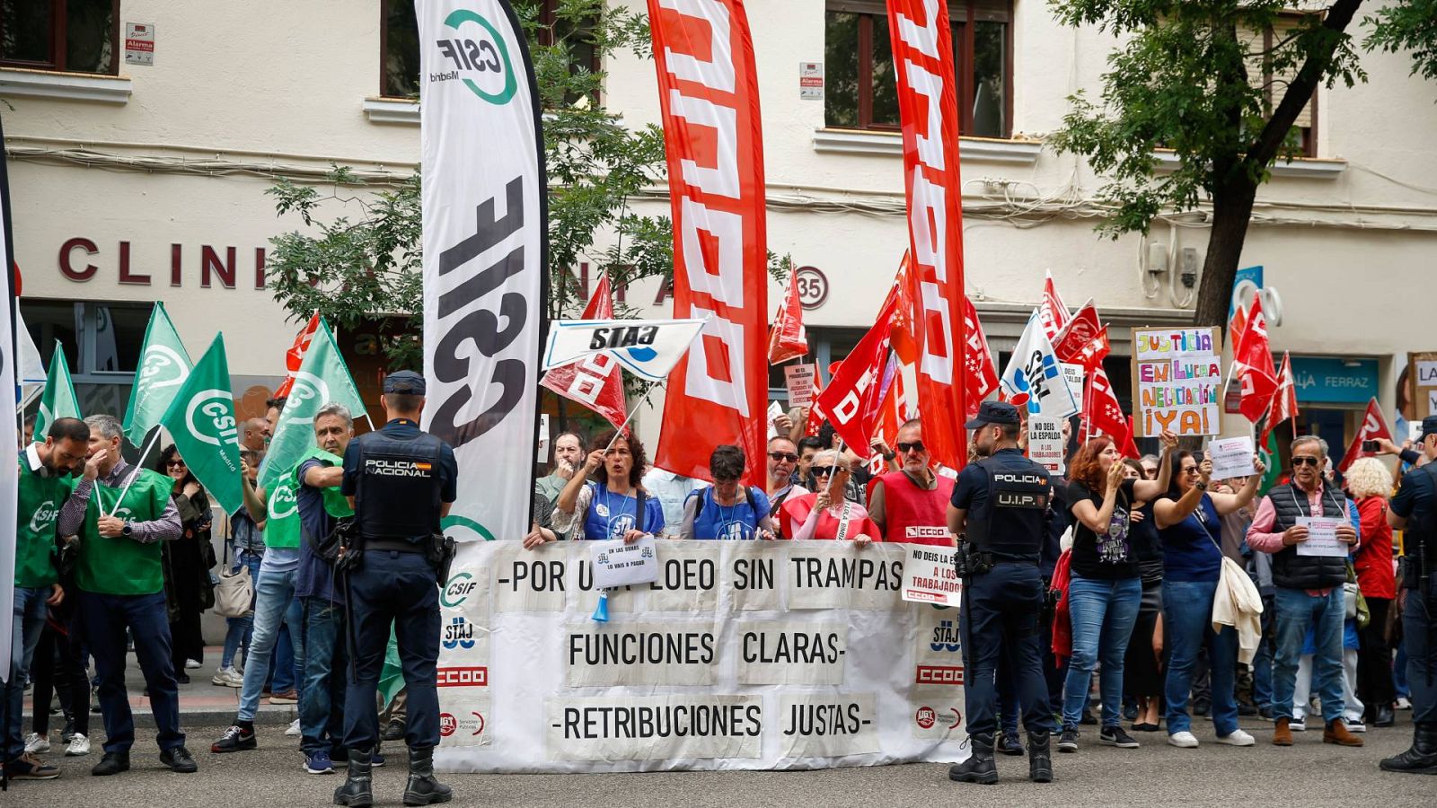 Huelga funcionarios de Justicia | Tercera reunión con el Ministerio de Pilar Llop