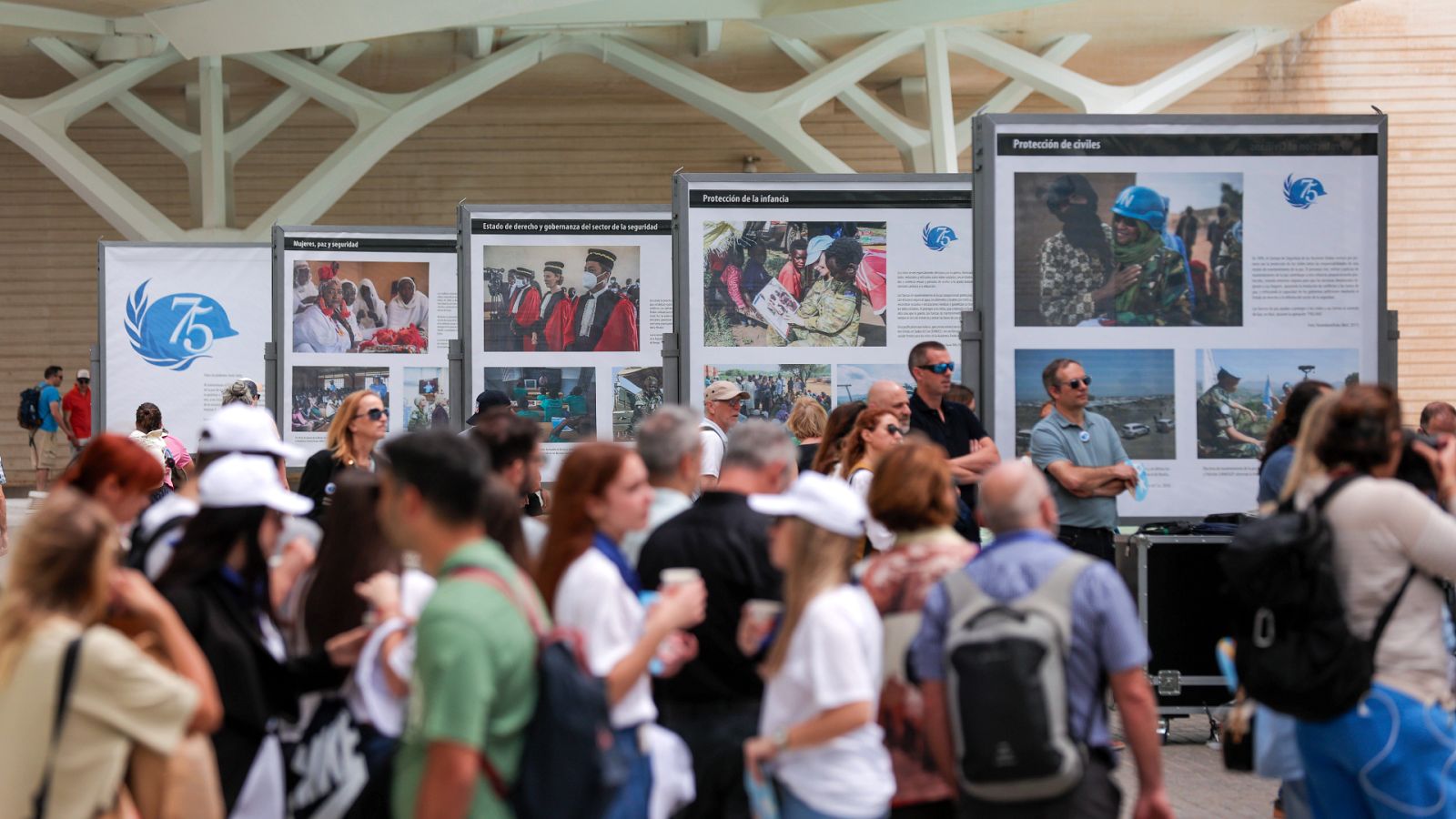 Exposición ONU en la Ciutat de les Arts i les Ciències 01