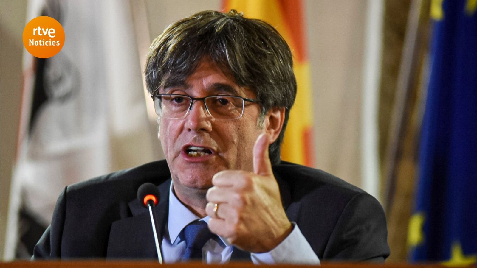 L'expresident de la Generalitat, Carles Puigdemont