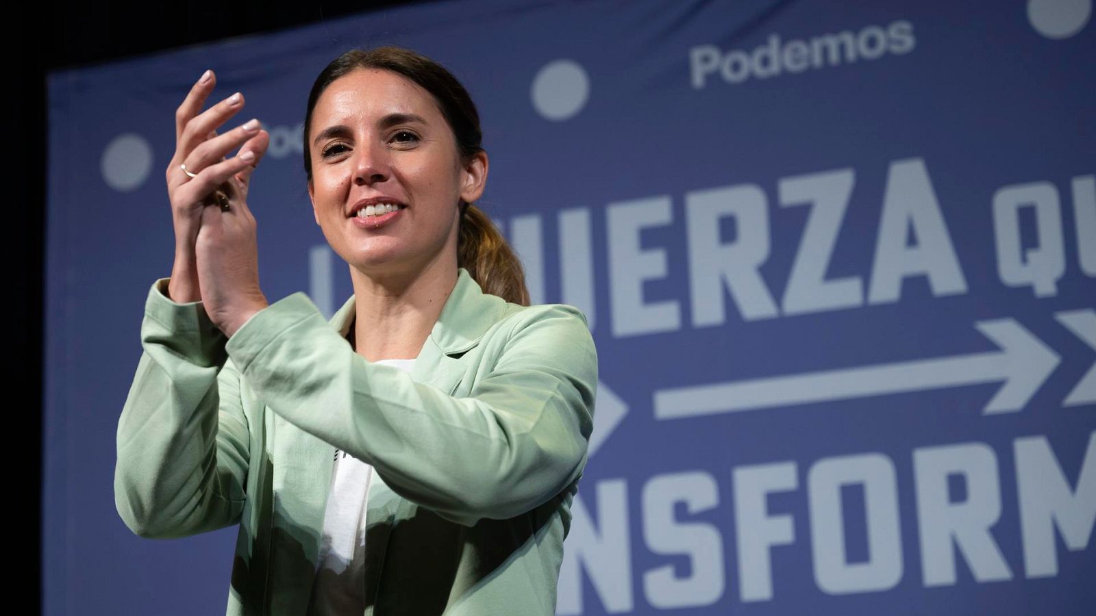 La ministra de Igualdad, Irene Montero, en una imagen de archivo