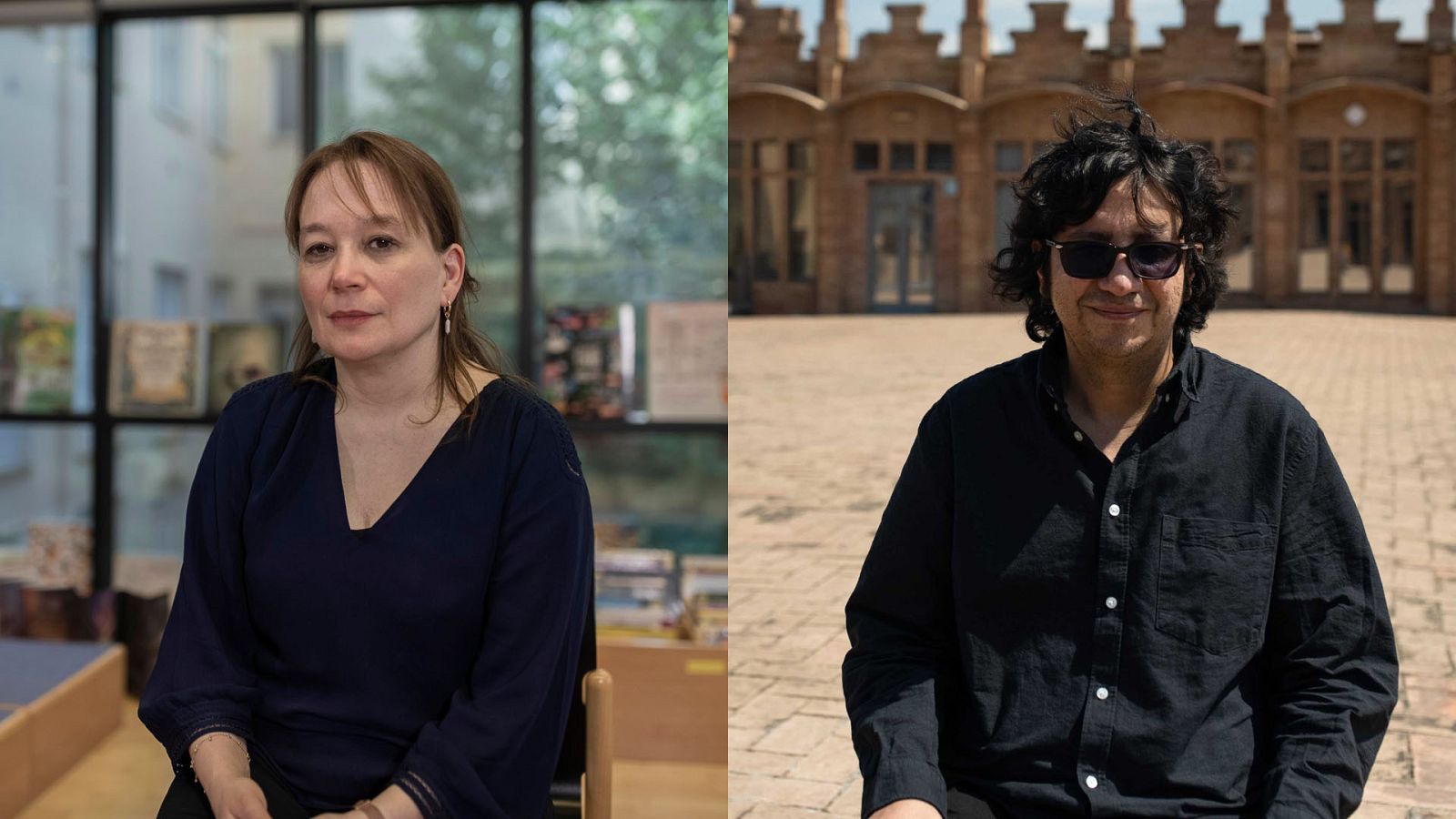 Laura Alcoba y Alejandro Zambra