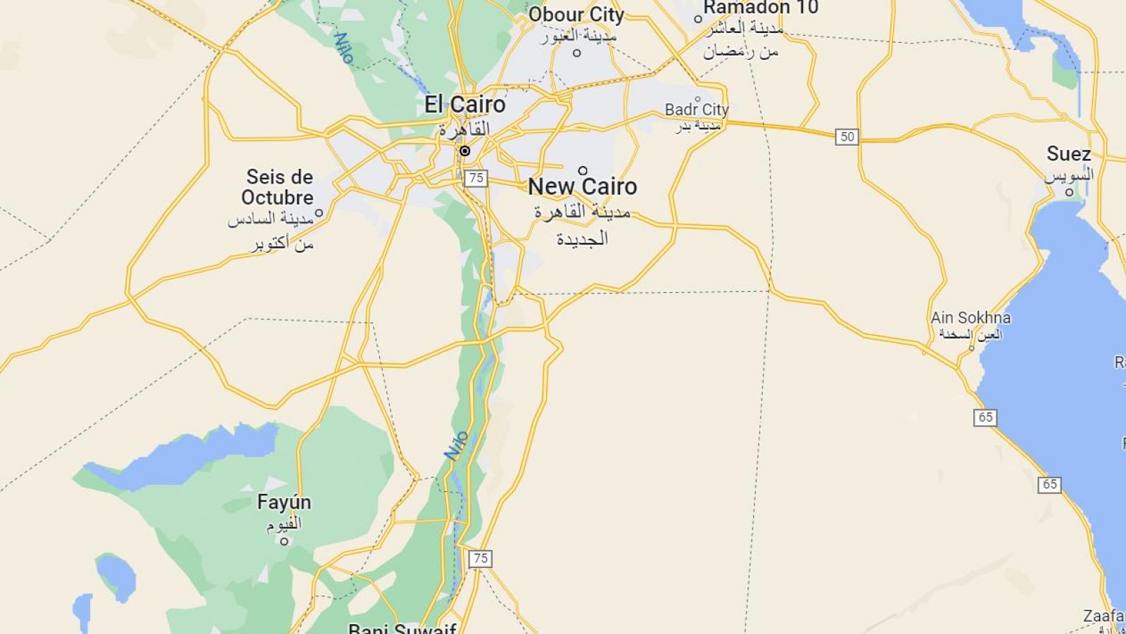 Al menos 15 muertos al colisionar un microbús y un camión al sur de El Cairo