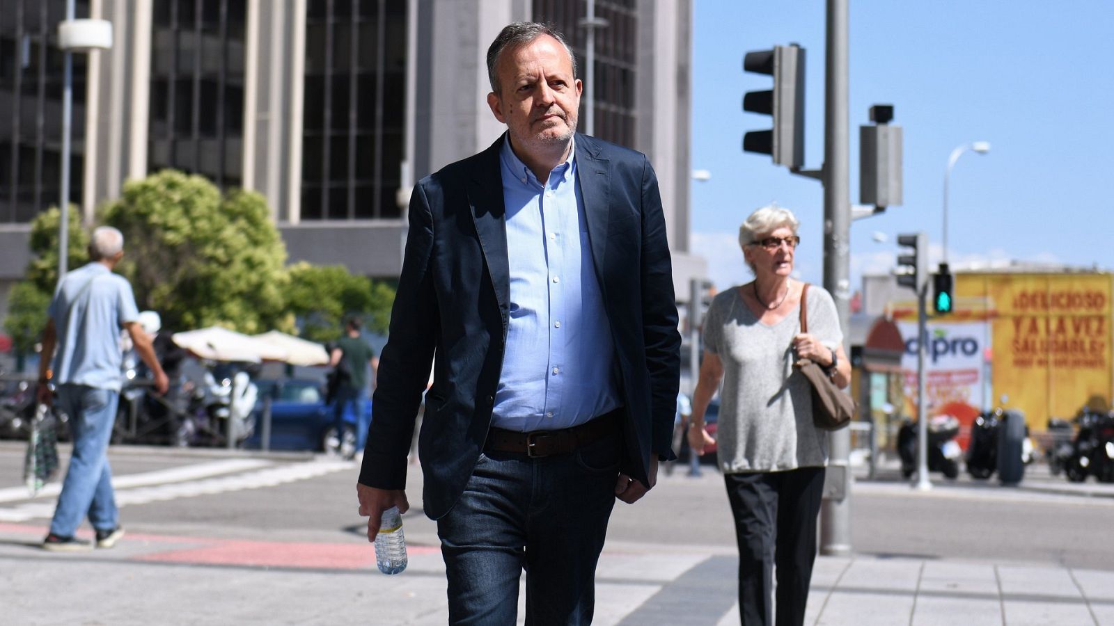 El exconsejero de Políticas Sociales Alberto Reyero a su llegada a testificar