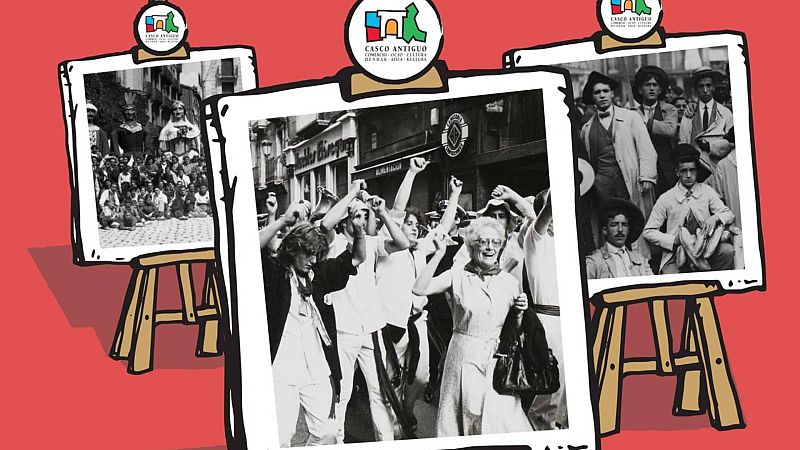 'Momentos de San Ferm�n': un viaje fotogr�fico por el tiempo en los comercios del casco antiguo de Pamplona