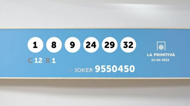 Sorteo de la BonoLoto, Primitiva y Lotera Nacional del jueves 22 de junio