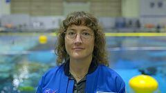 Christina Koch, en su vuelo hacia la ISS: "Eres una cosa diminuta en medio en la inmensidad del espacio"